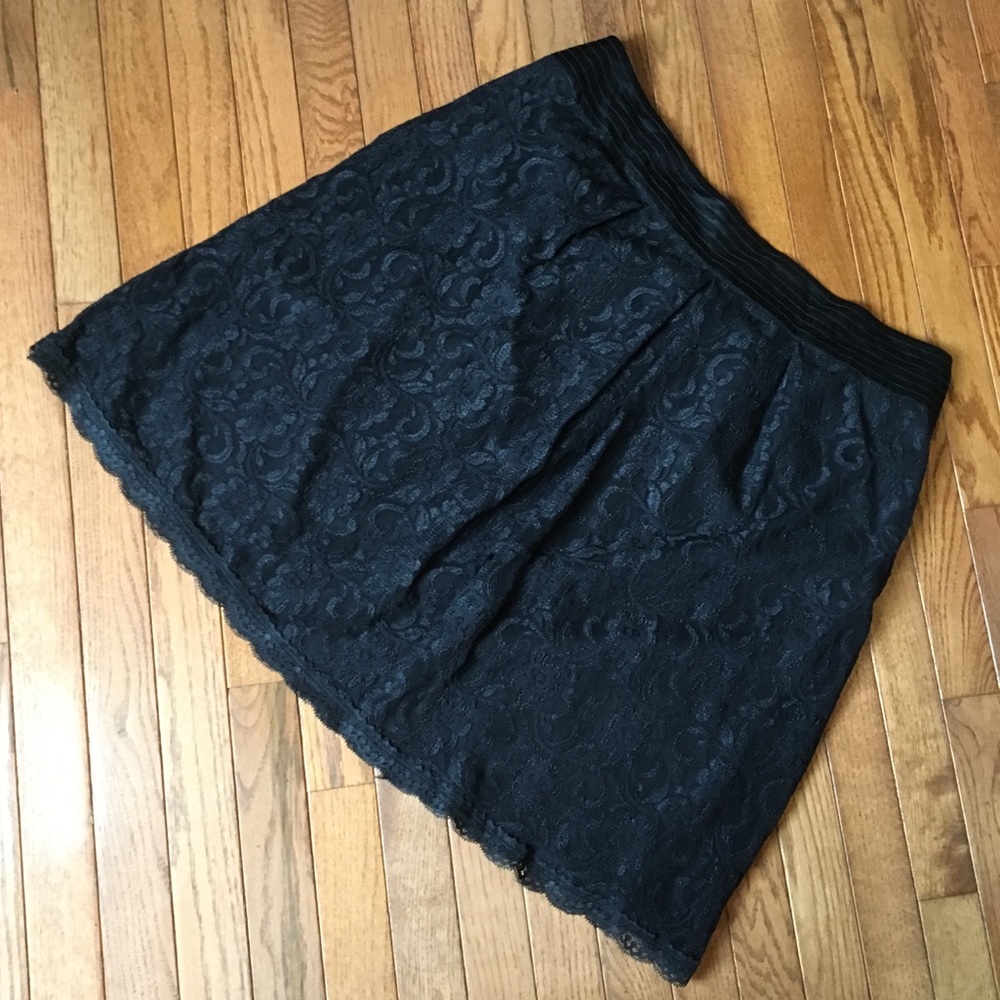 NEW! {Worthington} Black Lace Skirt 16W